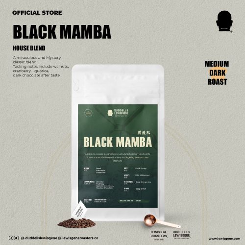 BLACK MAMBA Blend Medium Dark Roasted Coffee Beans