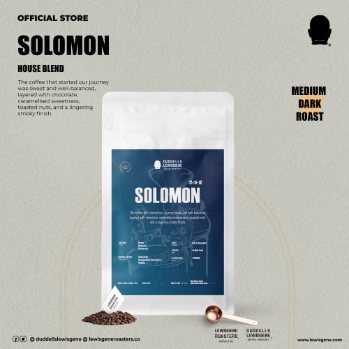 SOLOMON Blend Medium Dark Roasted Coffee Beans